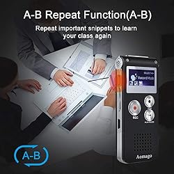 64GB Digital Voice Recorder Voice Activated