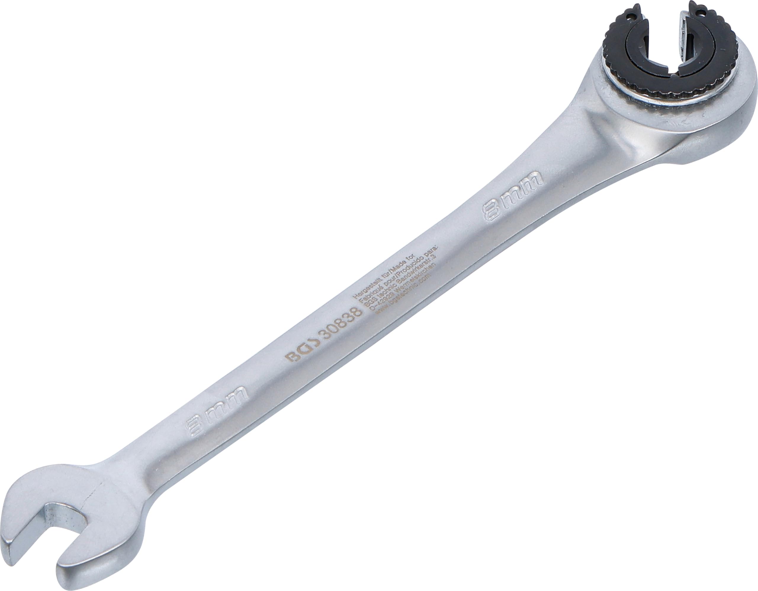 BGS 30838 | Ratchet Wrench | open | 8 mm