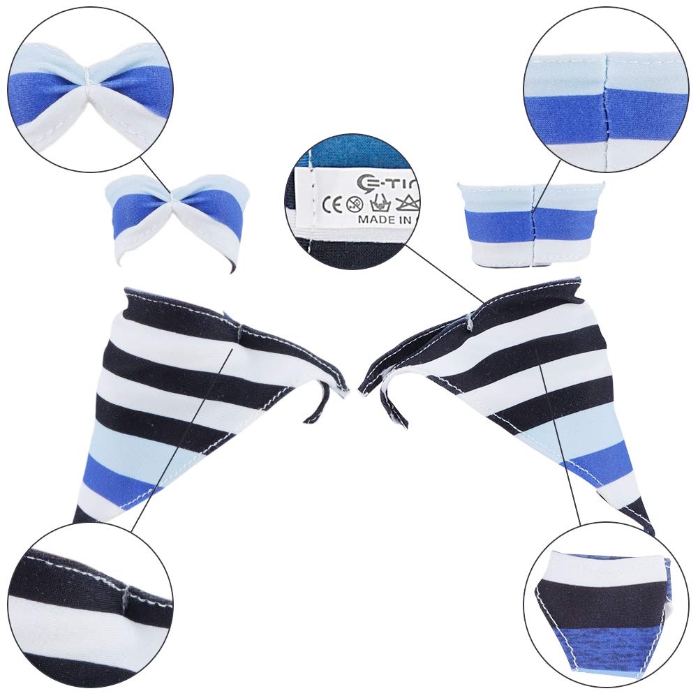 E-TING 5 Sets Handmade Swimwear Beach Bikini Bathing Swimsuits Outfits for Girl Dolls Gift