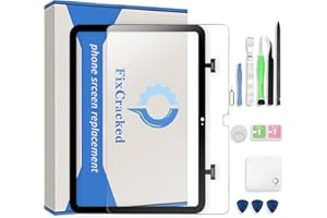 FIXCRACKED [2024 UPGRADED] for ipad 10 (10th Generation) 2022 Screen Replacement（ A2696 A2757 A2777）,10.9" Touch Screen Digitizer Glass Assembly with Professional Tool Kit + Screen Protector (Not LCD)