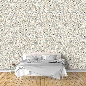 Wall Murals for Bedroom Beautiful Chinese Traditional Pattern Removable Wallpaper Peel and Stick Wall Stickers - 66x96 inches