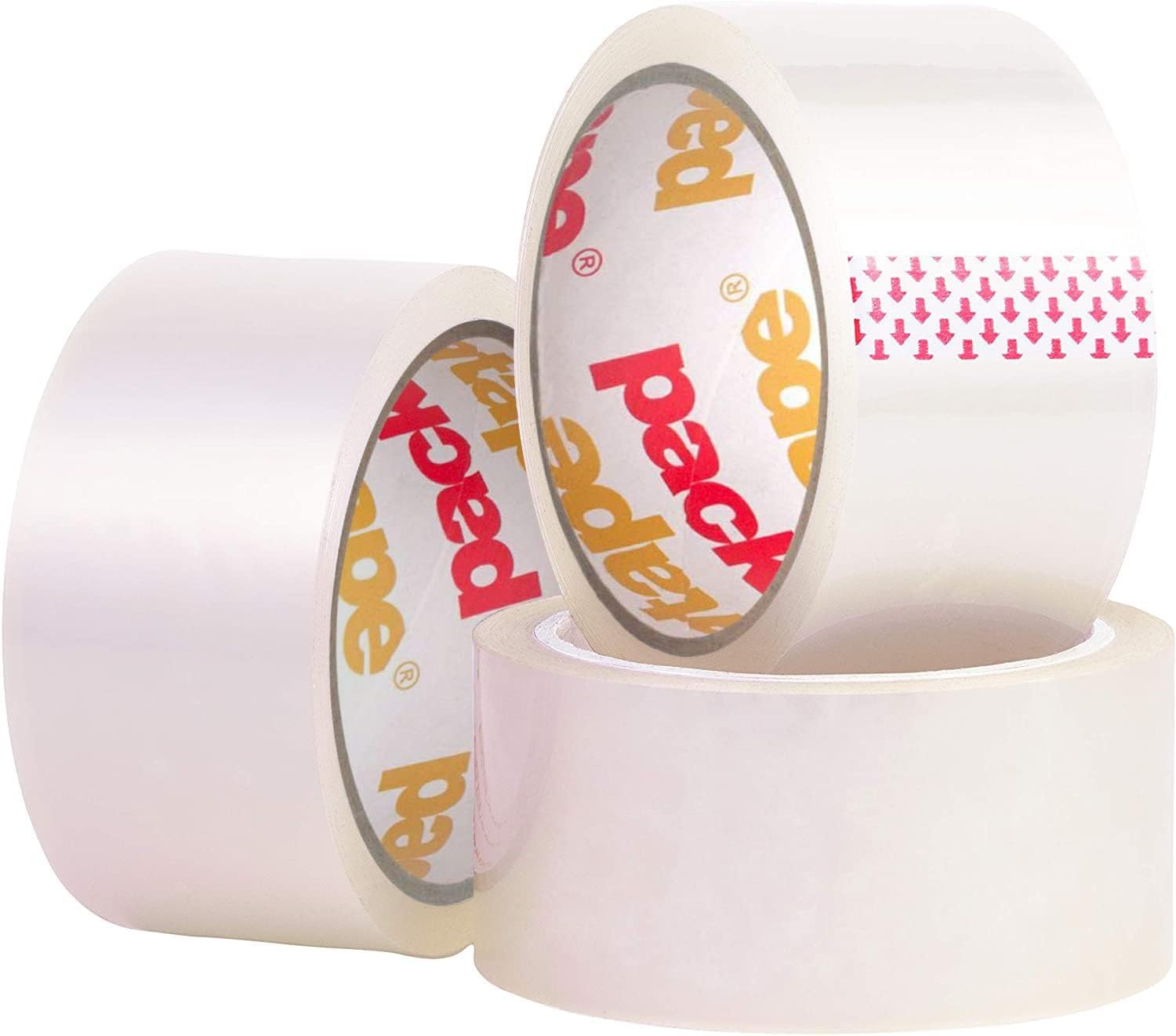 Packatape - 3 Rolls Per Pack 48MM x 66M Clear Packaging Tape for Parcels and Boxes. This 3 Rolls Pack of Heavy Duty Clear Packing Tape Provides a Strong, Secure and Sticky Seal for your Boxes