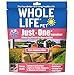 Whole Life Dog Just One Salmon Freeze Dried Dog Treats - Human Grade High Protein Food, Healthy Training Snacks, Freeze Dried Salmon Food Toppers, USA Made Natural Treats - 8 oz (Value Pack of 1)