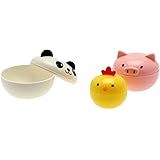 Kotobuki Mini Condiment Containers for Bento Box, Panda, Piggy and Chick