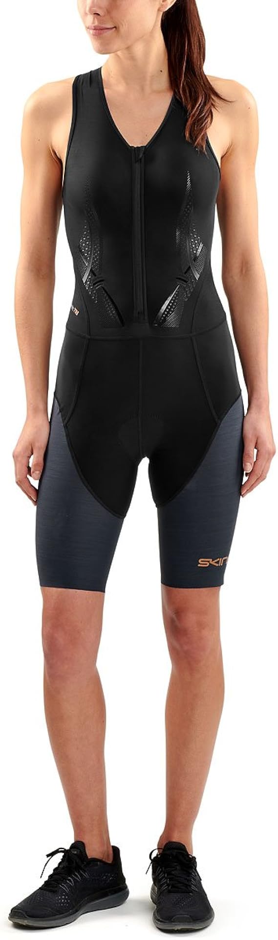 Skins Damen DNAmic Triathlon Skinsuit with Front Zip Suit Amazon.de