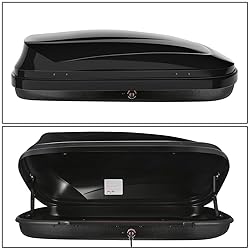 DNA MOTORING Rooftop Cargo Box Carrier Lockable