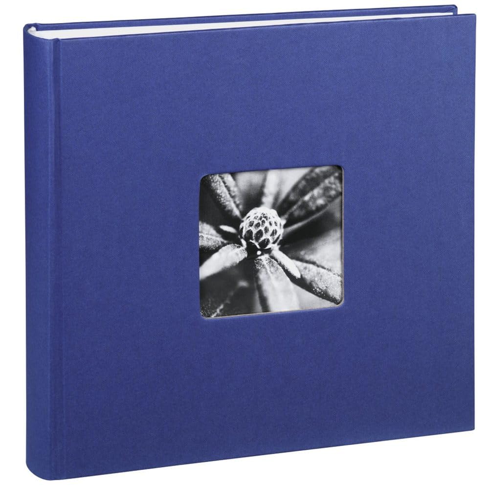 Hama "Fine Art" Photo Album | 30x30cm | For 10x15cm Pictures | 100 Black Pages | For 400 Photos | Blue — image 1