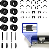 Moalaok 32-Pack Rubber Roller Replacement for Cricut Maker 3/Maker &ndash; Complete Maintenance Kit with Anti-Slip Clips, Blades &amp; DIY Repair Accessories