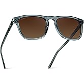 WearMe Pro - Polarized Lens Square Modern Sunglasses for Men