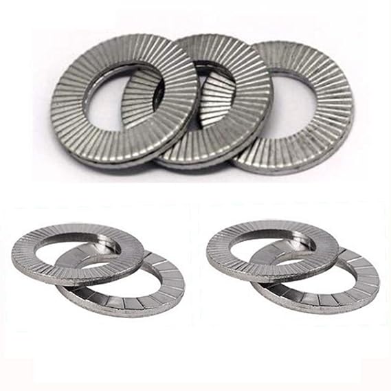 Wedge locking washer DIN25201 dualstacked selflocking washer