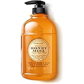 Perlier – Honey Bath Cream, 16.9 oz – Nourishing Italian Honey Bath & Shower Cleanser, Moisturizing Body Wash for Silky Soft Skin, Rich Creamy Lather with Natural Humectants