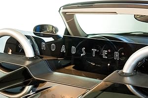 DEFLECTAIR() - Wind Deflector for Chrysler Crossfire Convertible - Black w/Roadster Engraving