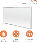 Sun Heat 180W Far Infrared Panel Heater Wall Mounted Slim IP54 Splash Proof A++ view 2