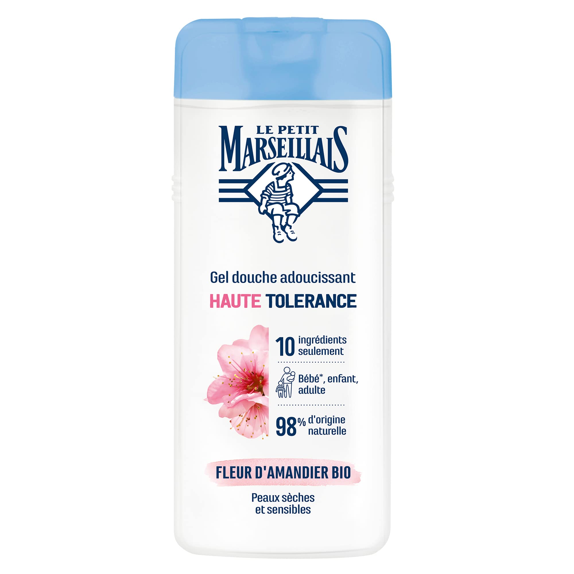 Le Petit Marseillais High Tolerance Softening Shower Gel Organic Almond Blossom 400ml