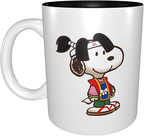 Amazon Co Jp 陶器 スヌーピー 桃太朗 マグカップ コーヒーカップ 電子レンジ対応可 おしゃれ 大きめ 人気 アニメ キャラクター グッズ 雑貨 大容量 ３３０ml ホーム キッチン