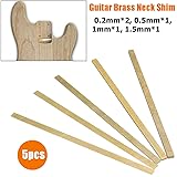 FidgetFidget Set of 5 Brass Neck Shim for Acoustic
