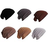 6 Pieces Inner Hijab Cap for Women Islam Muslim Turban Under Scarf Undercap Soft Jersey Bonnet Tube Cap