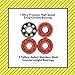 Yellow Jacket Premium Fidget Spinner Replacement Bearings, 1 Ceramic Spin Bearings, 3 Steel Racer Red Counterweight Bearings
