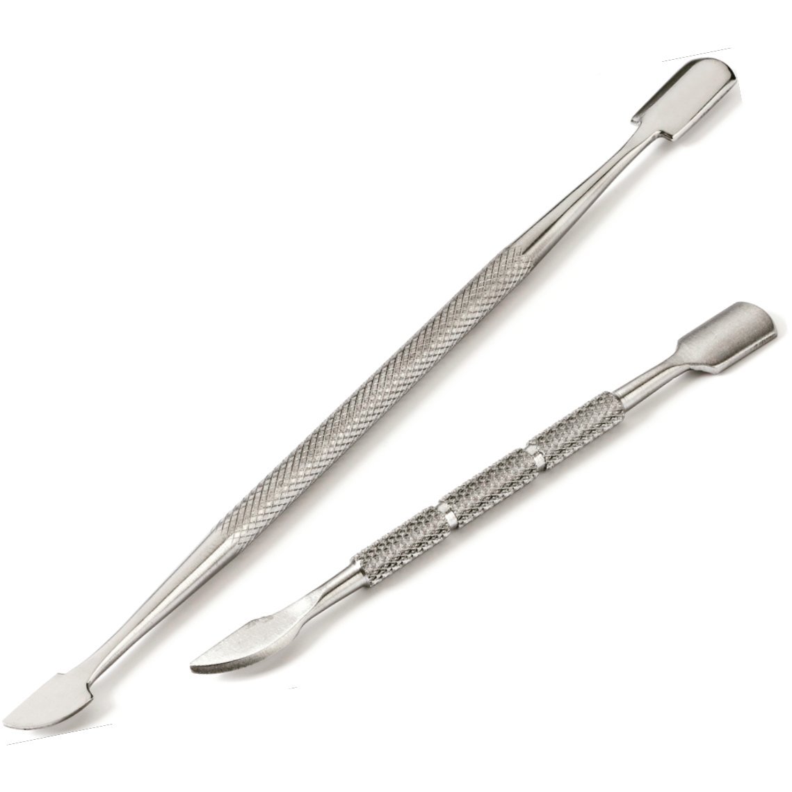 Best Cuticle Pusher and Spoon Nail Cleaner Set Professional Stainless