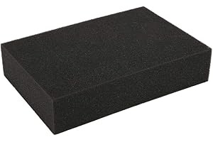 AMONIDA Needle Felting Pad, 6.3x4.33x1.38in Square Sponge Needle Felting Foam Pad, Double Sided Needle Felting Mat for Needle Felting