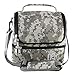 Nex Lunch Bag Double Cooler Carry Bag Insulated Tote Large Capacity with Adjustable Shoulder Strap and Zip Closure Travel Lunch Tote(Camo)