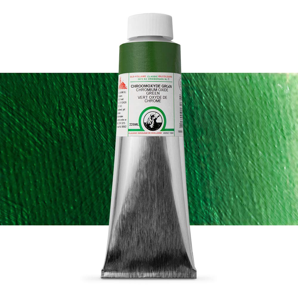 Old Holland : Classic Oil : 225ml Chromium Oxide Green