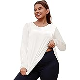 LALAGEN Women's UPF 50+ Sun Shirts Plus Size Long Sleeve UV Protection Workout Tops Quick Dry Athletic Hiking Shirt