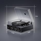 1 BY ONE High Fidelity Record Player All-in-One Turntable with Built-in Speakers view 7