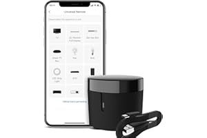 Broadlink RM4 Mini Smart Infrared Universal Remote Control by Smartphone from Anywhere Works with Google Assistant and Alexa