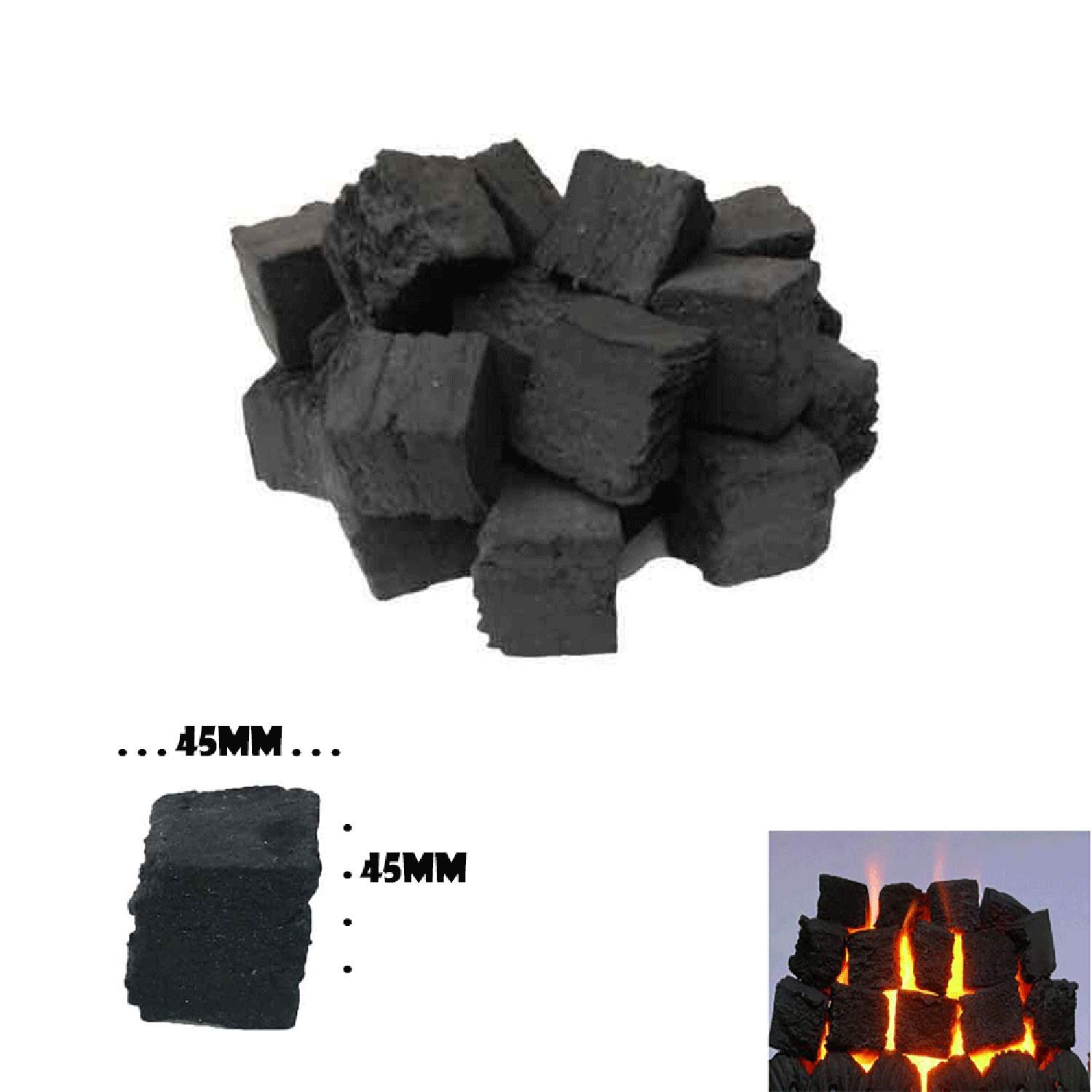 BOX OF 20 Gas Fire Medium Coals Firebrand branded packaging Amazon.co