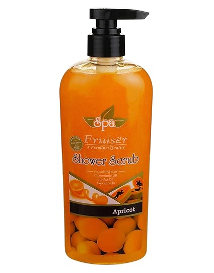 SHOPNJAZZ Fruiser Spa Shower Scrub, Apricot -730 ml