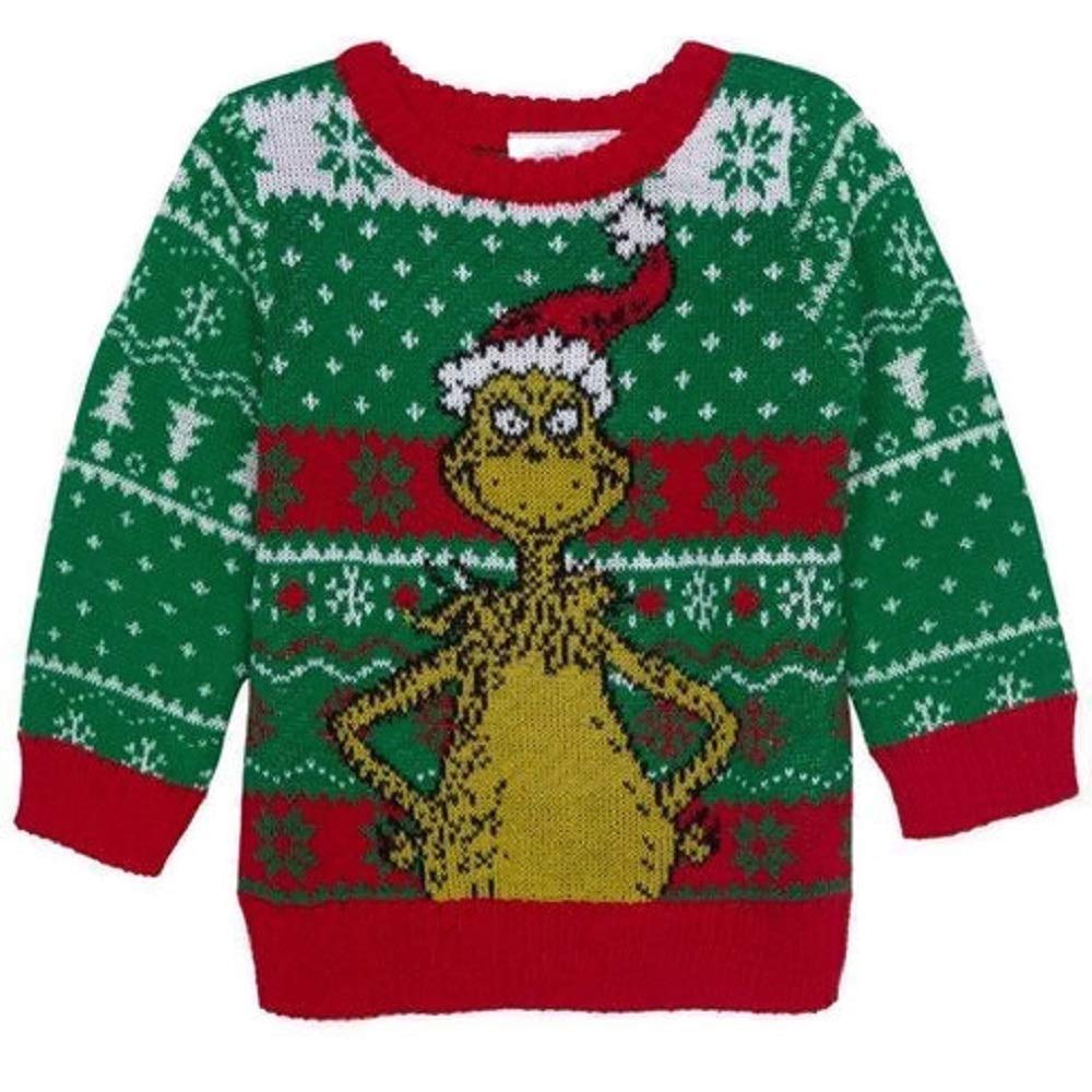 Green 0-3 Months Seuss Grinch Ugly 