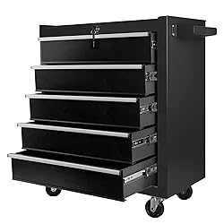 SumKea 5 Drawer Rolling Tool Chest, Rolling Tool