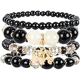 Caiyao 4Pcs Bohemia Elephant Stackable Beaded Charm Bracelets Colorful Multilayer Elephant Crystal Glass Beaded Stretch Bracelets for Women Men Summer Beach Boho Vacation Jewelry Gifts