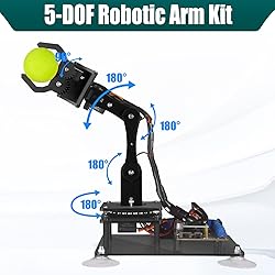 Adeept 5DOF Robotic Arm Kit Compatible with Arduino