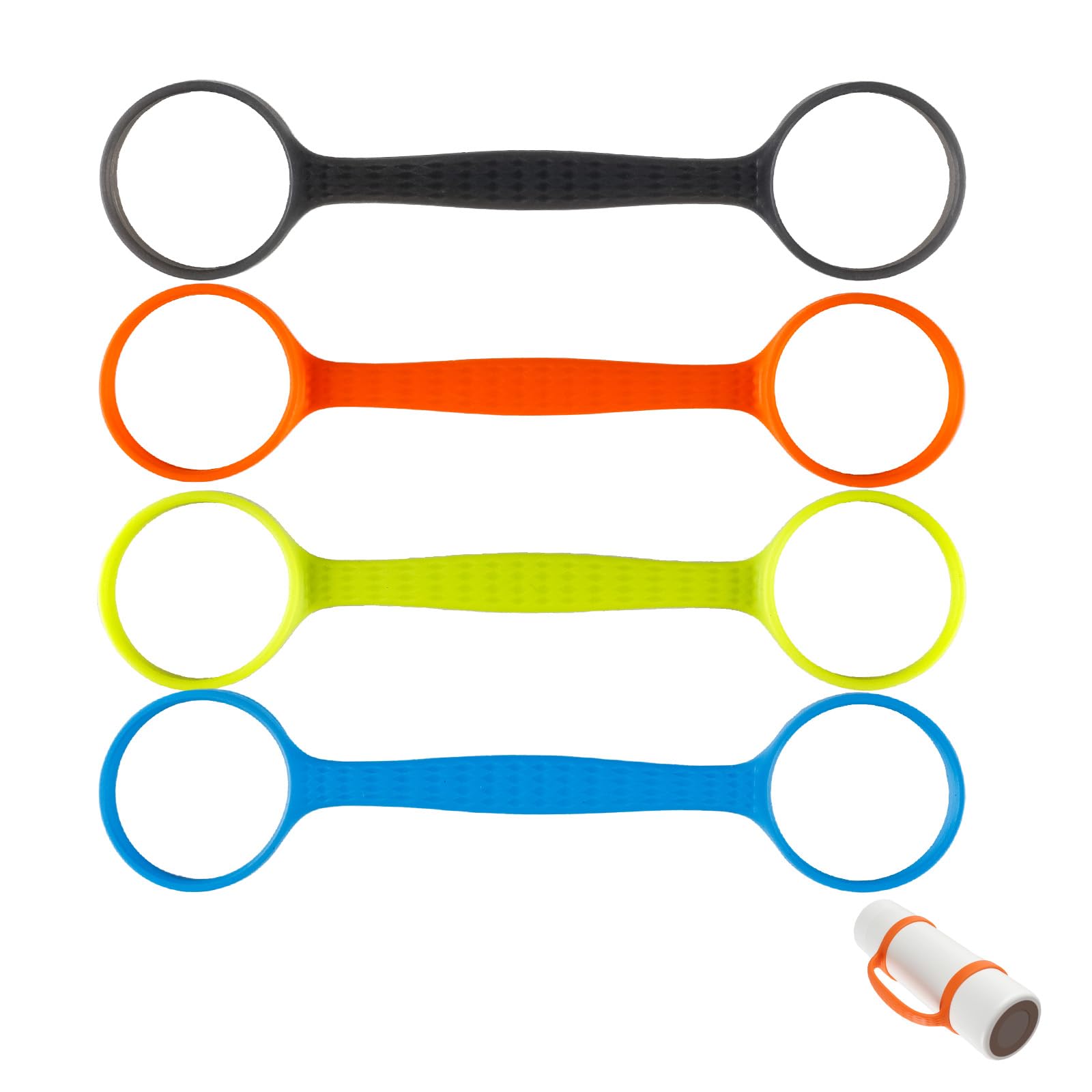 Water Bottle Handle, Silicone Water Bottle Strap Carrier Grip, Soft Band Water Bottle Holder Makes Any Bottle Handheld for Bike, Gym or Jogging