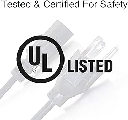 C2G 3FT Replacement AC Power Cord - Power Cable for