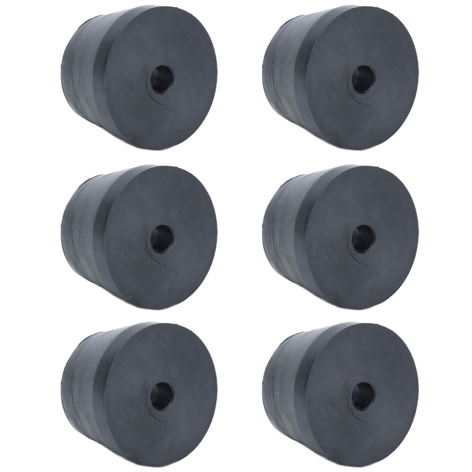 Hozee Anti Vibration Foot Pads, Air Compressor Rubber Feet Replacement Noise Reduction 6Pcs for Pressure Washers for Generators for Furniture