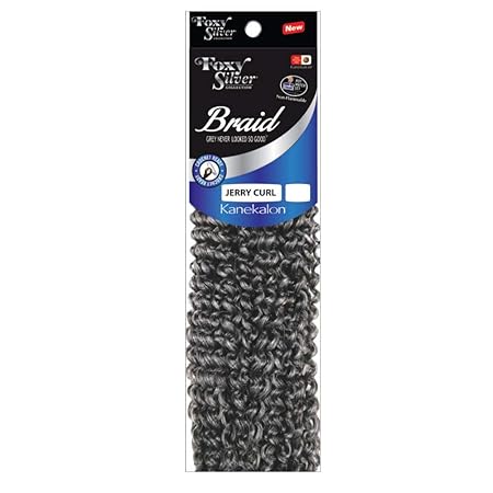 Amazon.com : Foxy Silver (Foxy Braid - Jerry Curl 12 Inch - 1 Pack