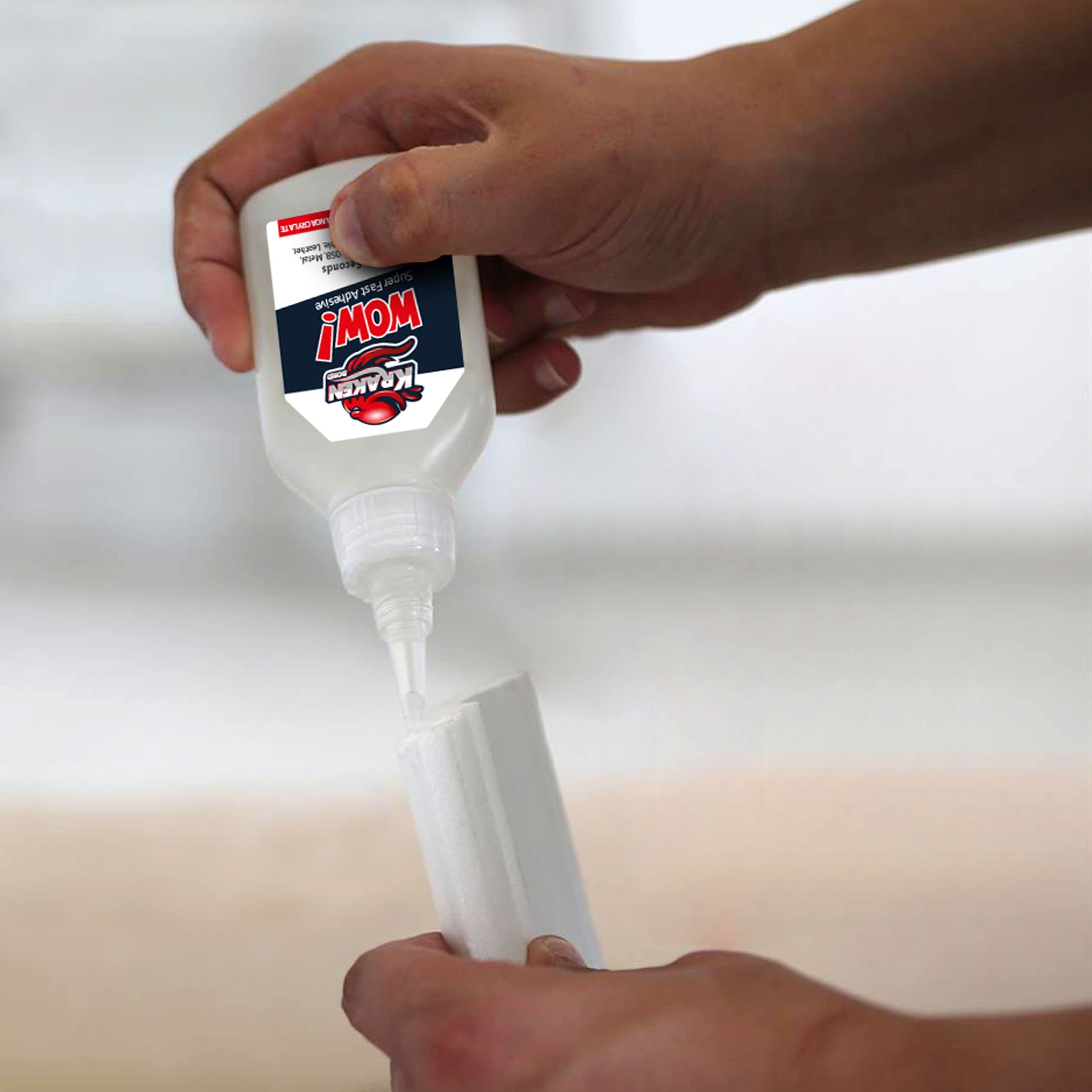 Kraken Bond Wow! Super Crazy Glue Clear (3x3.5 Oz) Strong