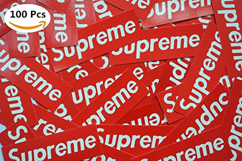100 Piece Supreme Stickers Waterproof And Oil Proof Supreme Sticker, Car, Supreme Skateboarding, Laptop, Custom Sticker DIY, Vinyl Sticker Graffiti Decal