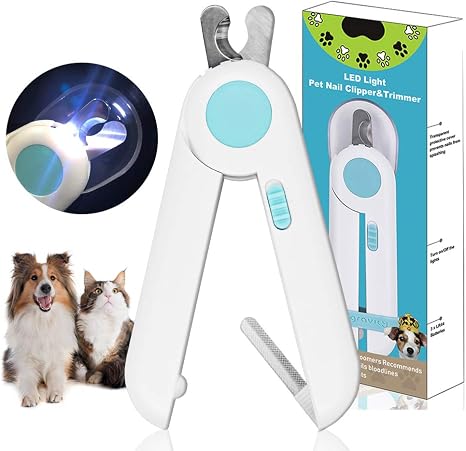 Coupe Ongle Chien Coupe Ongle Chat Professionnel Coupe Griffes Pour Animaux Avec Des Lumieres Led Et Dispositif De Protection Contre Les Eclaboussures Pour Les Animaux De Petite Et Moyenne Amazon Fr Animalerie