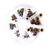 BESTCYC 1Box(80pcs) 3-10cm 8Size Light Amber Mini