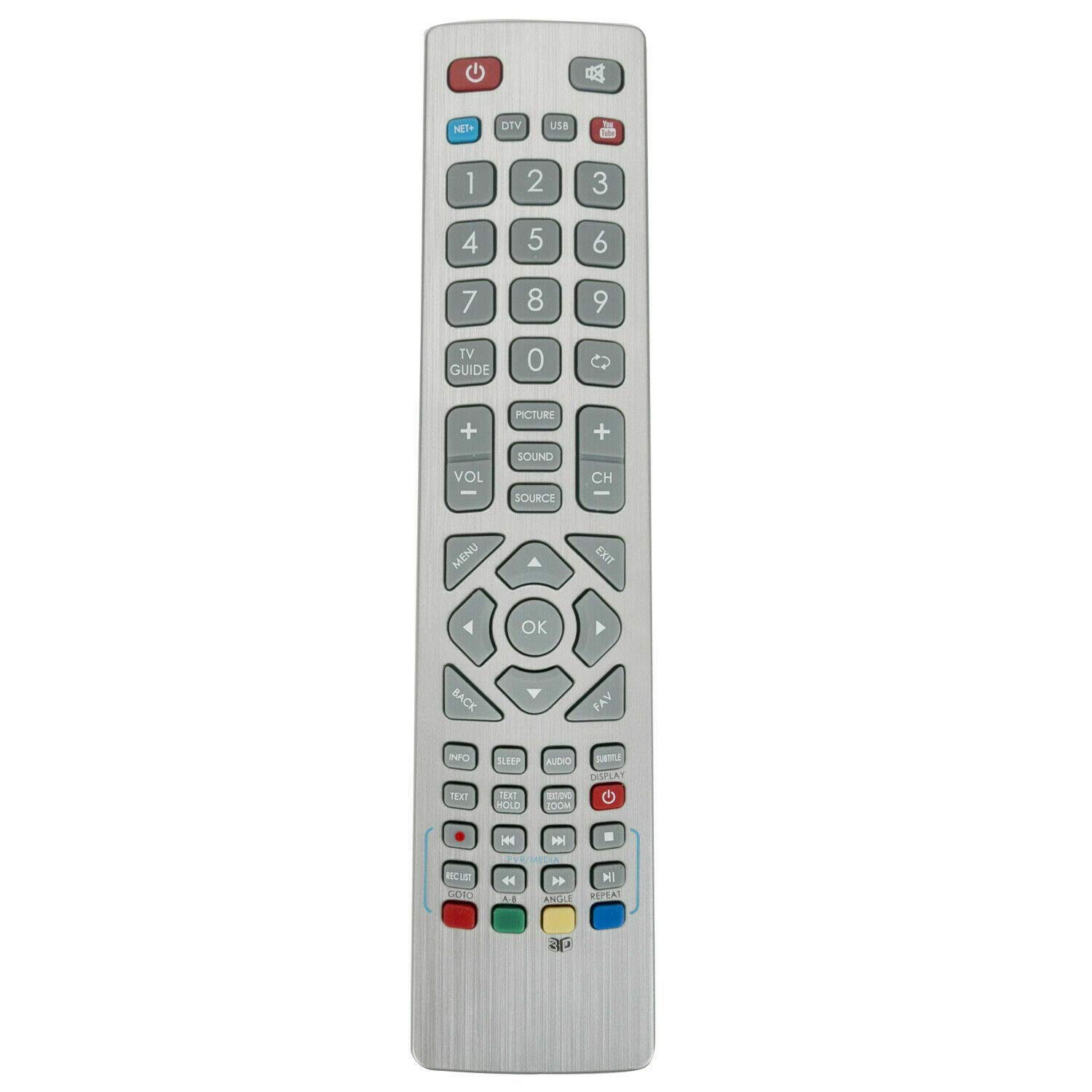 VINABTY SHWRMC0102 Replaced Remote Control fit for Lc-32cfe6241k Lc-43cfe6241k Lc-40cfe6241k Lc-49cfe6241k Lc-55cfe6241k Lc-32cfe6351k Lc-40cfe6351k Lc-49cfe6351k Lc-43cfe6351k Lc-55cfe6352k
