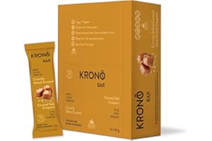 Krono Nutrition Energy Bar - Protein Bar - Made with Natural Ingredients - Vegan - Gluten Free - Nuts Free - Soy Free - 50 gr
