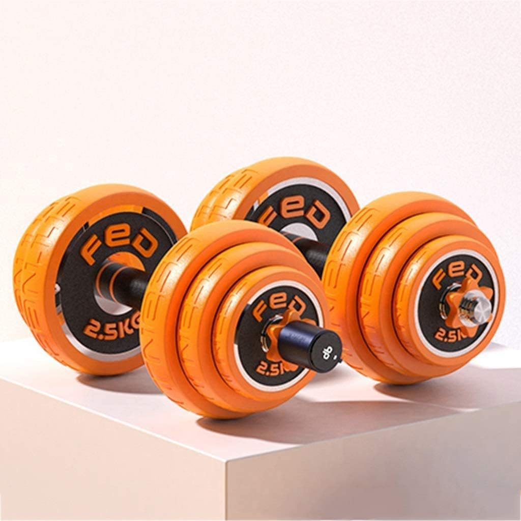 Dumbbell Dumbbell Dumbbells Barbell Lifting Adjustable 66LB Dumbbell Weight Set Barbell Lifting w/ 4 Collars & 2 Connector Options for Gym Home Bodybuilding Training with Portable Box Dumbbell Dumbbel