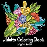 Adults Coloring Book: Magical Amazing Paisley Swirls Landscape Relaxation Stress Relief Perfect Gift by Jane Boston