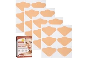 24 Pcs Skin Sun Protection Nose Patch Sunblock Guards for Sunscreen Golf Nose Bandage for Men Women Exposure Tanning Outdoor 