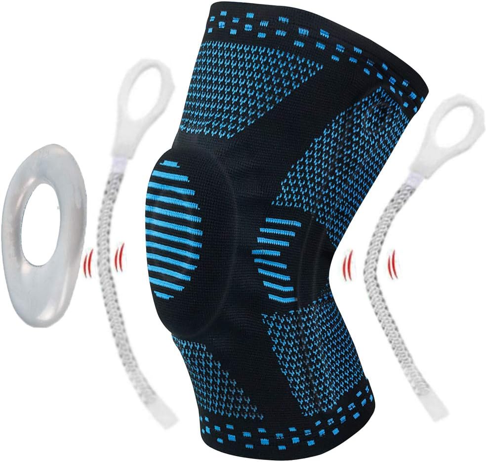 Lantop Knee Brace with Side Stabilizers Best Knee Compression Sleeve