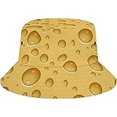 Bucket Hat for Women Men, Outdoor Foldable UV Protection Fisherman Sun Hat Full Print Beach Travel Summer Cap